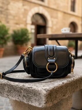 Steve Madden Black Crossbody Handbag